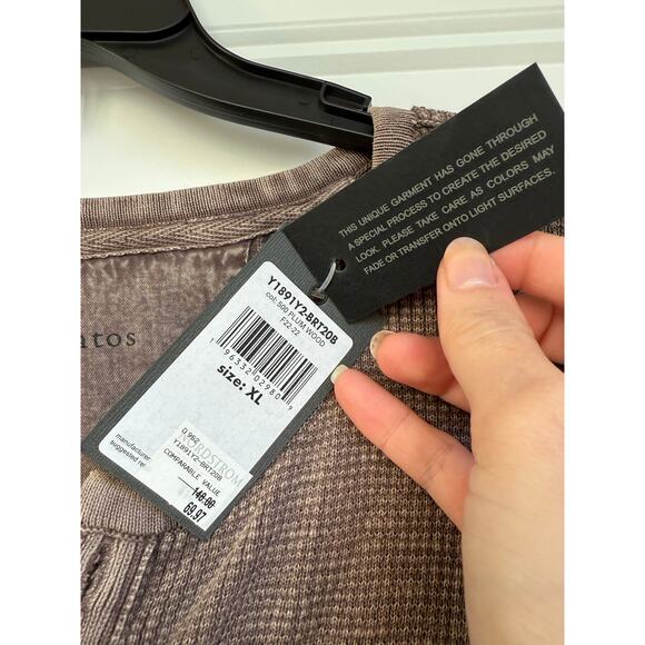 John Varvatos Brown Shirt- size XL - Picture 2 of 5